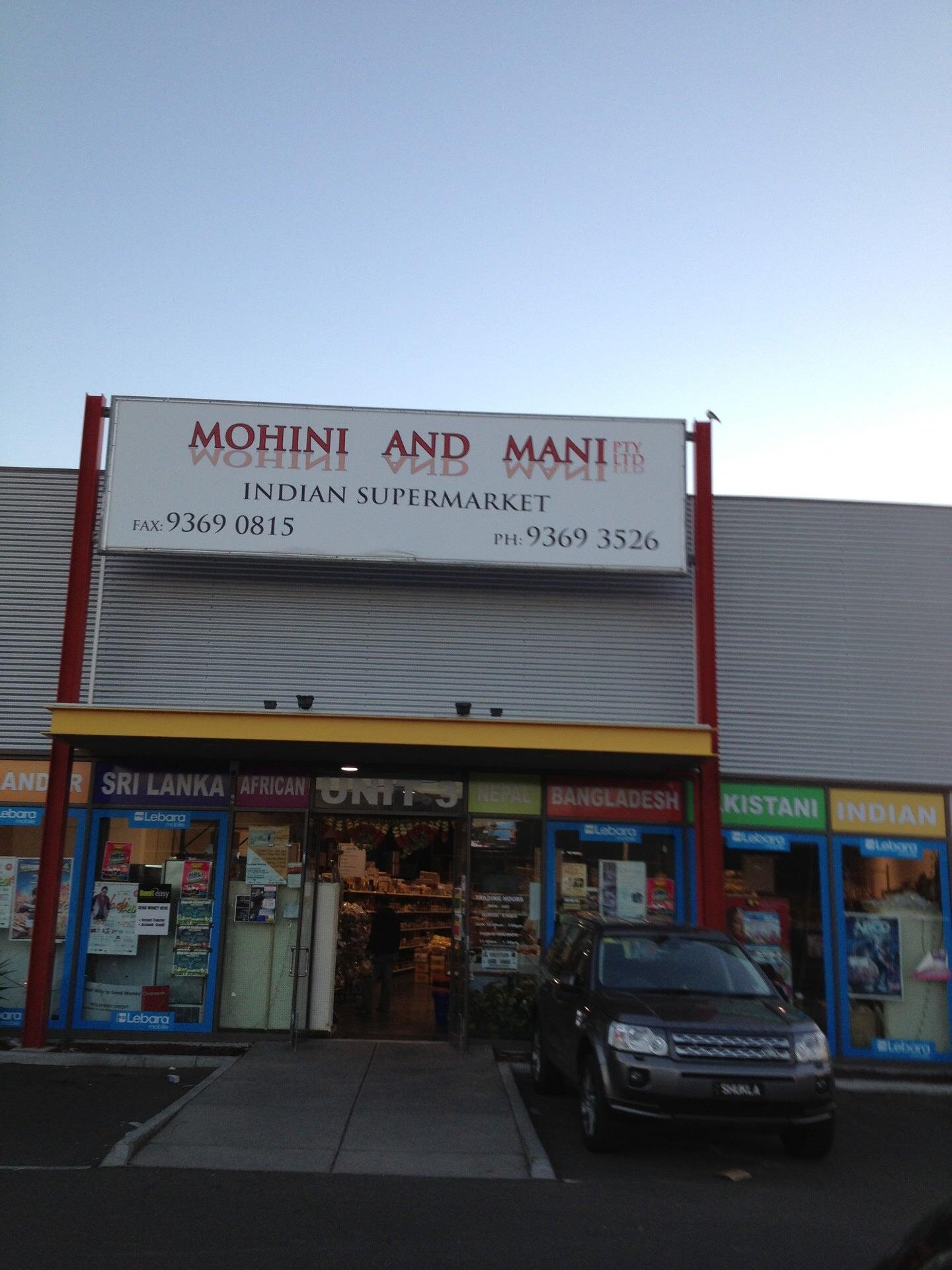 Mohini and Mani Indian Supermarket Hoppers Crossing Nextdoor