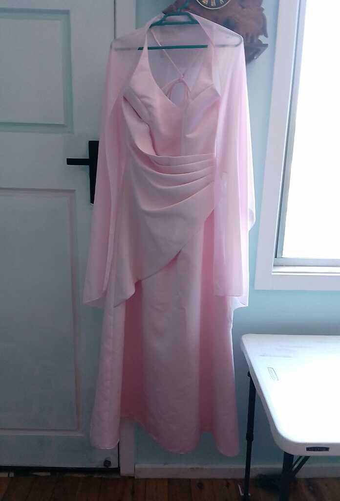 Pink Formal Dress With Shawl For $50 In Newcastle, NSW | For Sale & Free   Nextdoor
