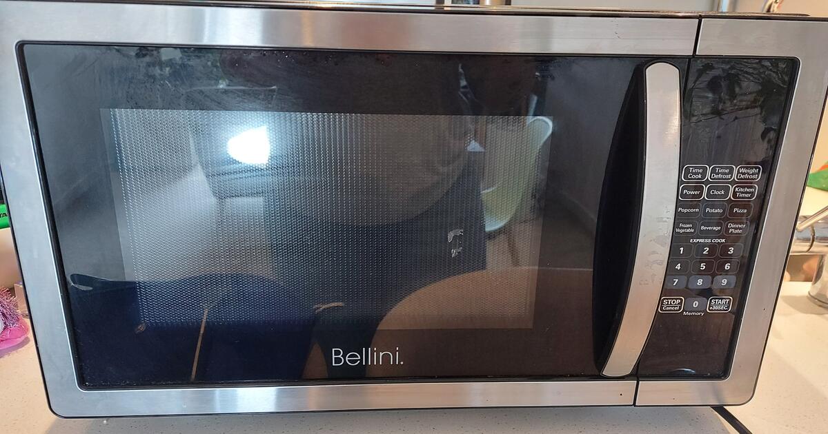 bellini 25l stainless steel microwave